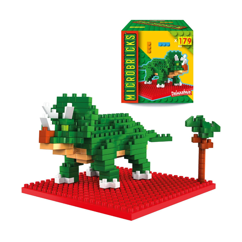 Microbricks - Triceratops Mini Brick Construction Set
