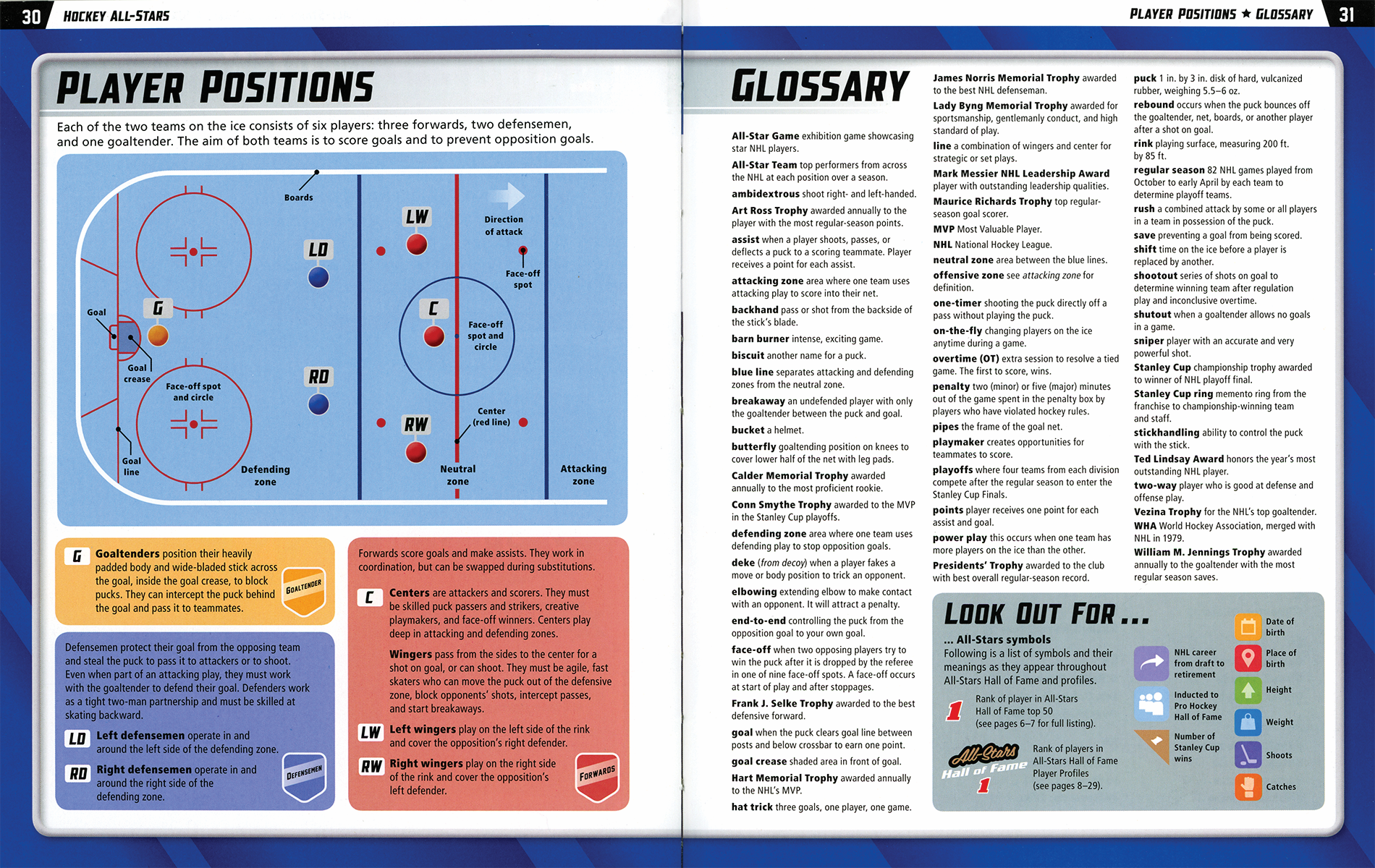 Hockey All-Stars Paperback Book
