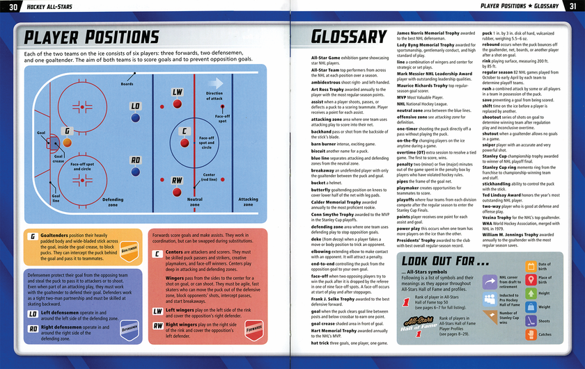 Hockey All-Stars Paperback Book
