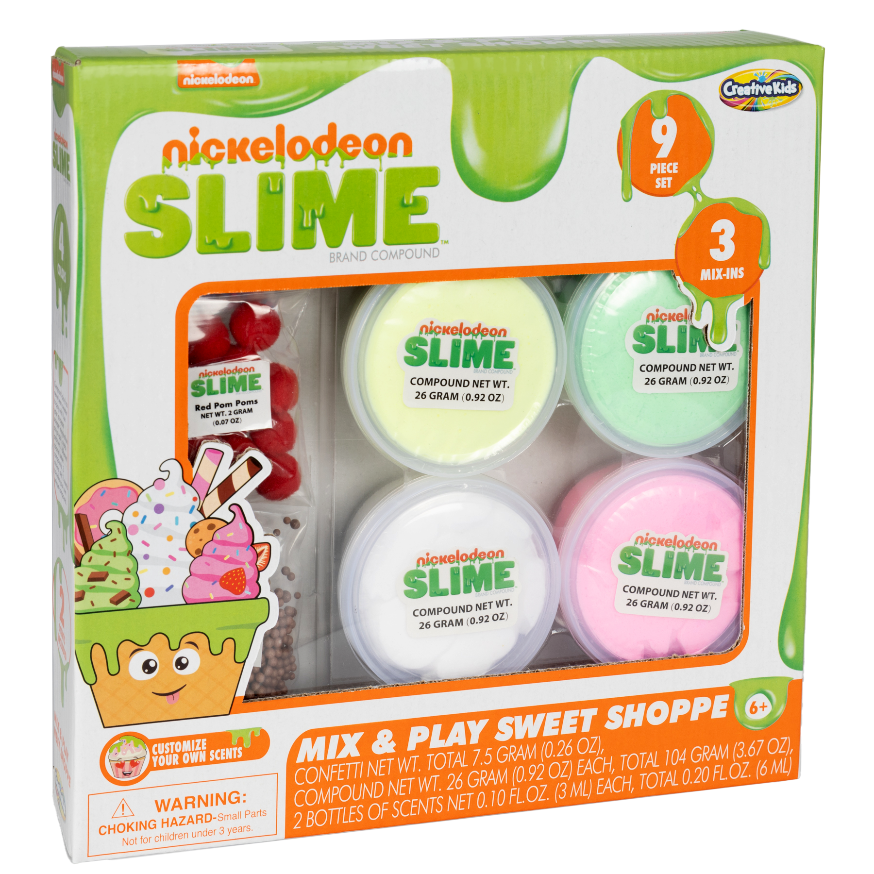 Compound play has never been sweeter to play with! Complete with four different colors of butter compound, this kit comes with three mix-ins and two scents to customize!
