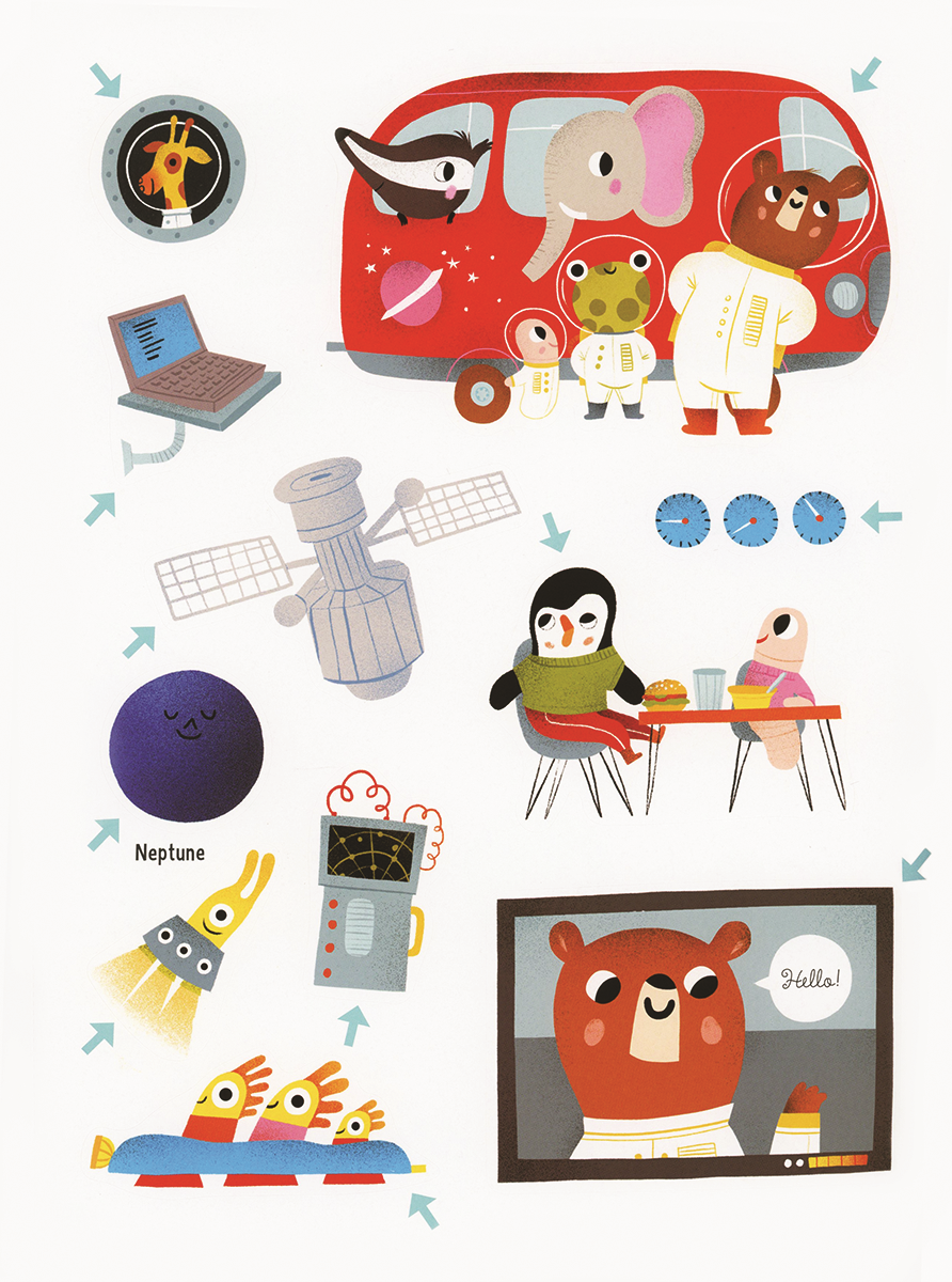 Big Stickers, Space Sticker Book
