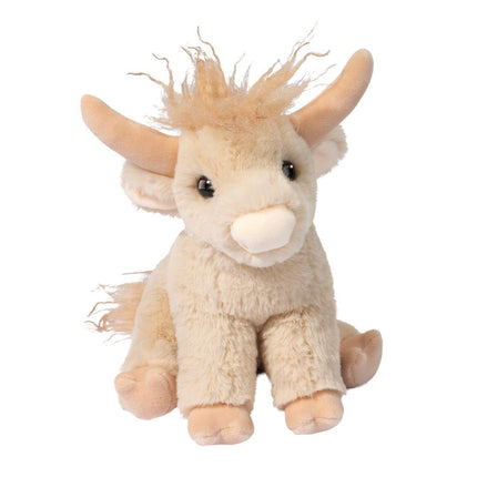 Highland Cow Laddie Cream Mini Soft Plush Stuffy Stuffed Animal