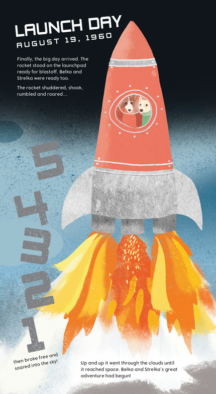 Dogs in Space Hardcover Book