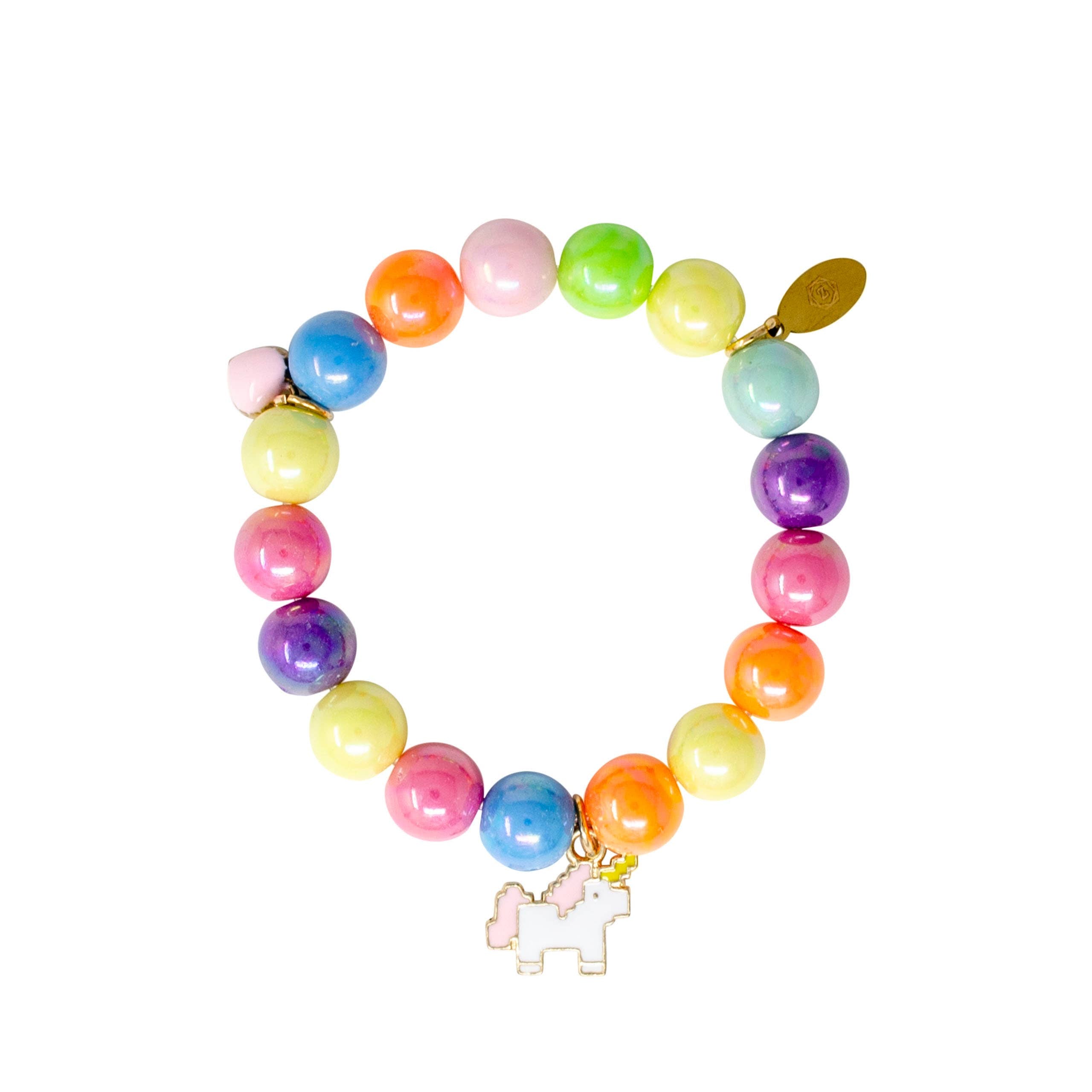 Bright Gum Ball Unicorn Bracelet