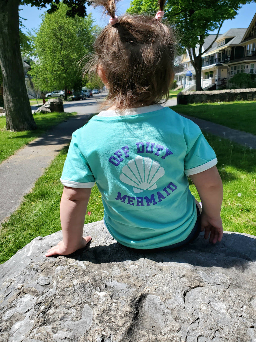 Mermaid Sequin Toddler and Kids T-Shirt