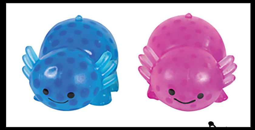 Axolotl Water Bead Filled Squeeze Stress Ball - Sensory Toy