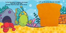 Peek and Seek- In the Ocean  -With Lift-the-Flap Felt Piece Book