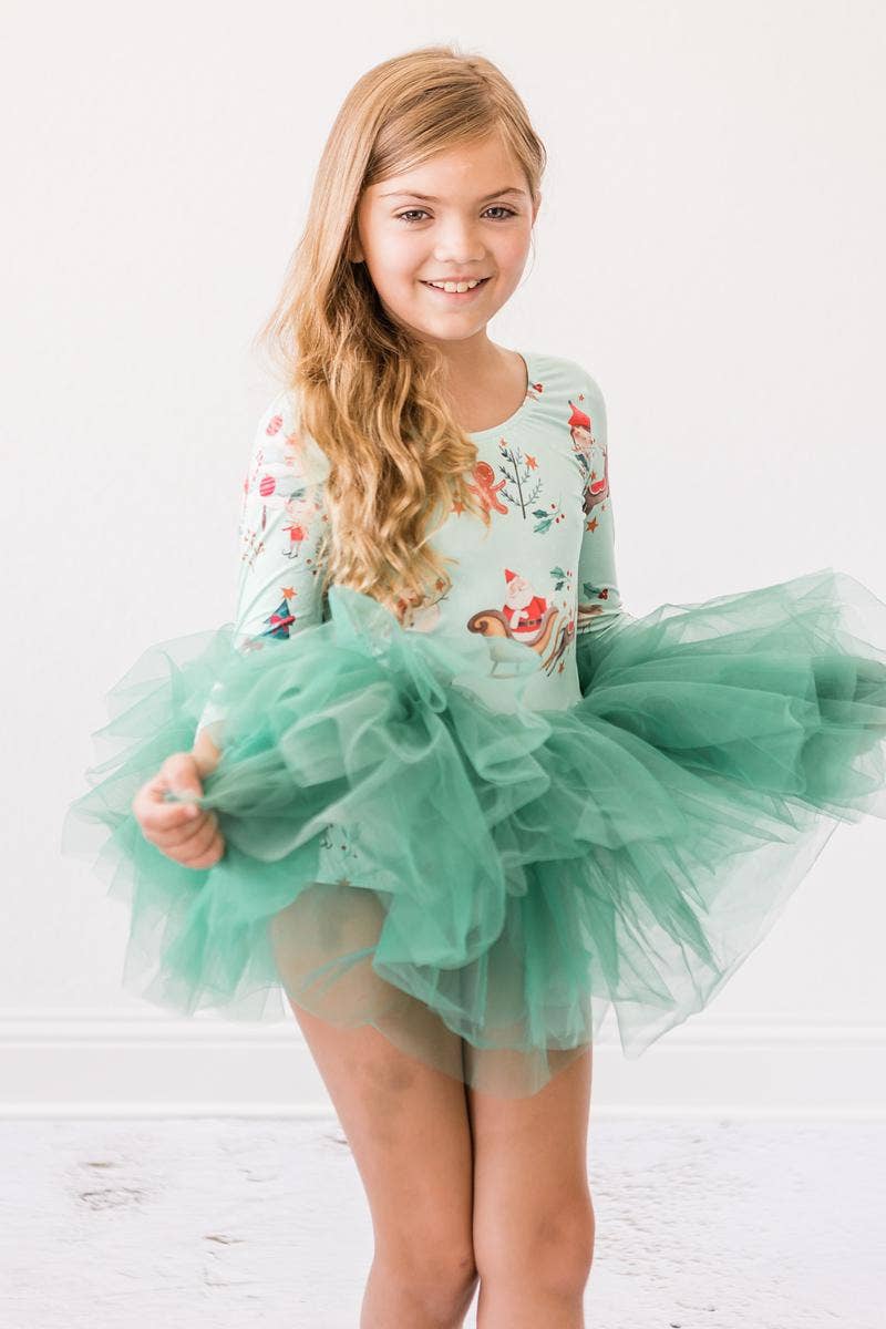 Believe in Your Elf 3/4 Tutu Leotard