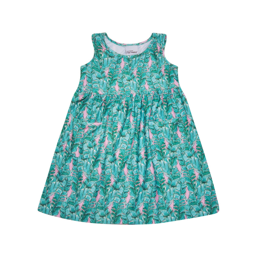 Kids UPF50+ Dahlia Sleeveless Dress w/ Pockets for Girls