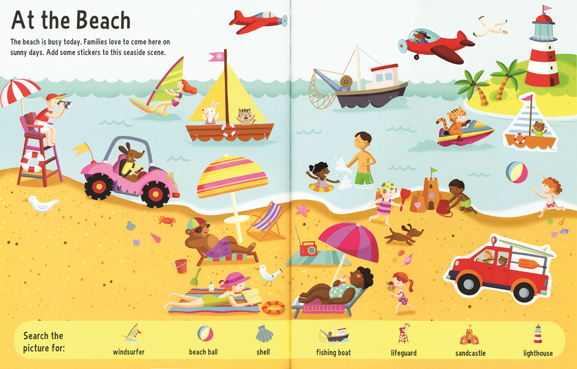 Big Stickers, Things That Go Sticker Book