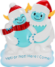 Yeti Expecting Family Personalized Ornament