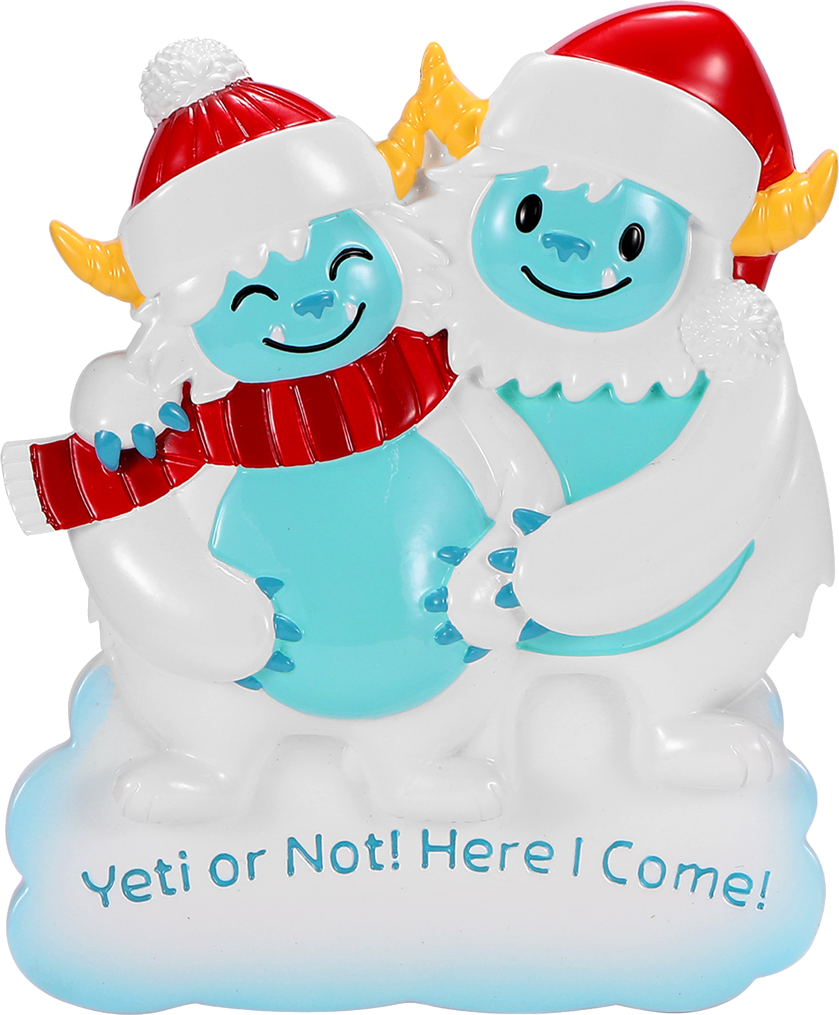 Yeti Expecting Family Personalized Ornament