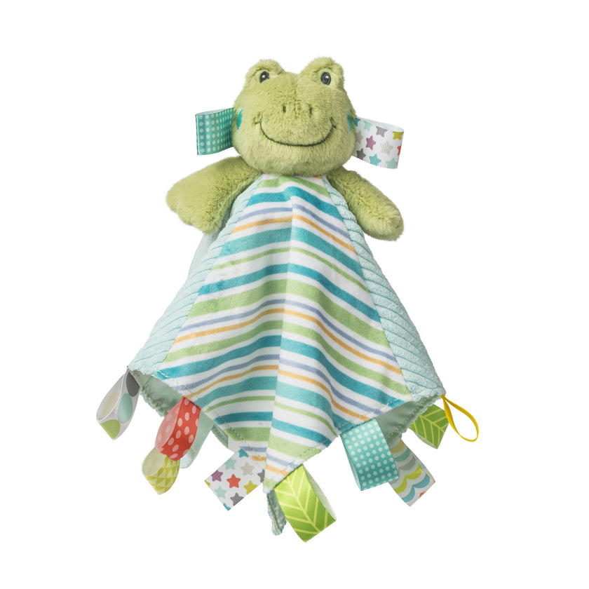 Taggies Peepers Frog Character Blanket 