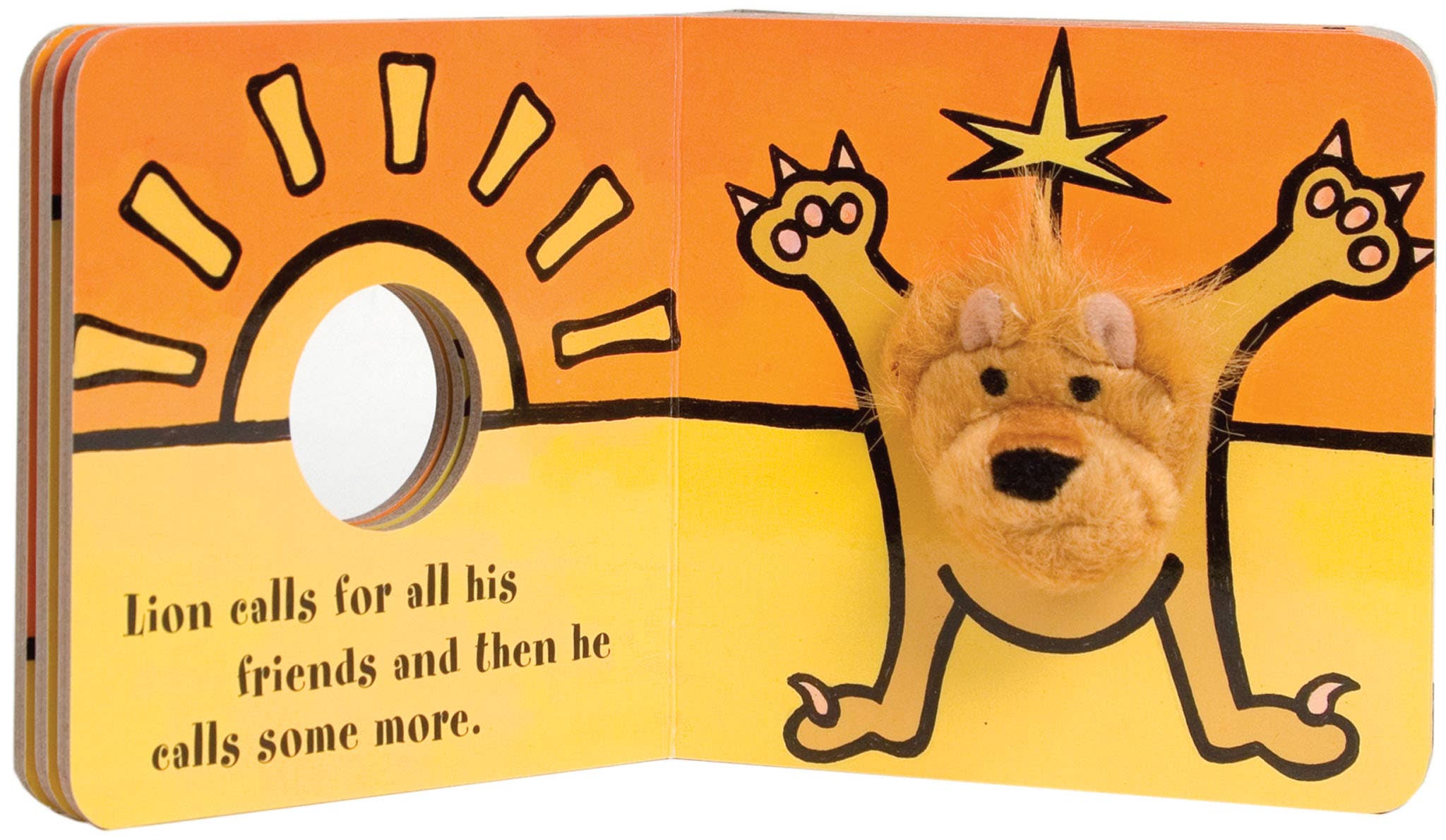 Finger Puppet Board Book- Little Lion