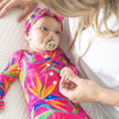 Bird of Paradise Newborn Bamboo Knotted Gown