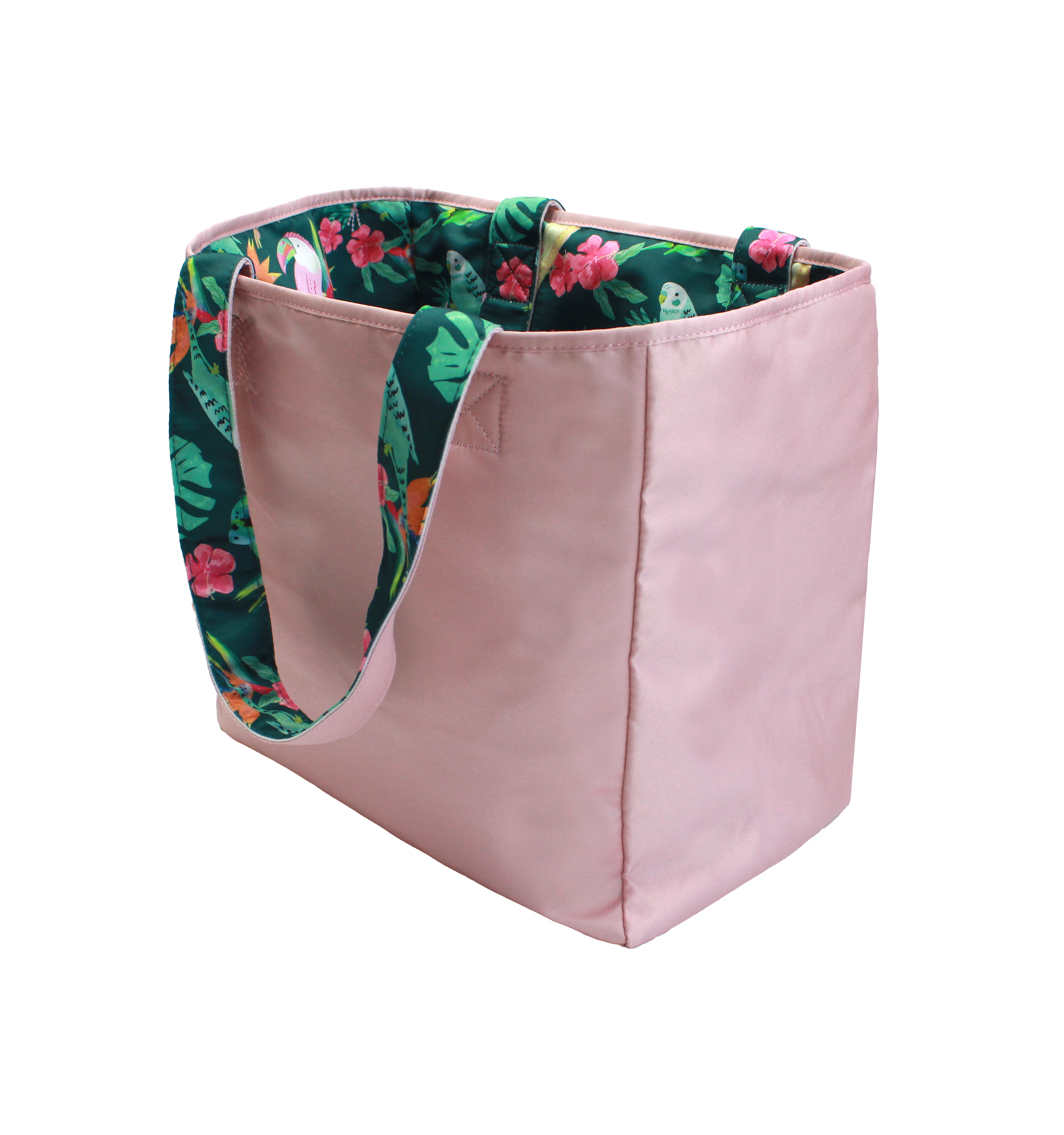 Isla Botánica Tropical Birds Reversible Beach Bag