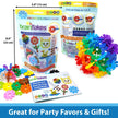 Brain Flakes Starter Toy Set Multicolor - 120 Pieces - Resealable Pouch