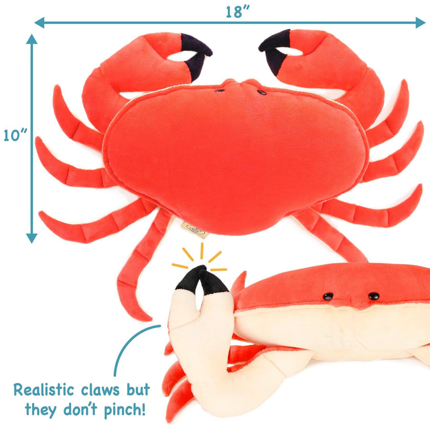 Cora The Crab - 19 Inch Stuffed Animal Plush