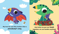 You Make My Heart Saur Board Book