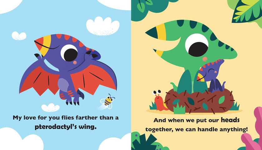 You Make My Heart Saur Board Book