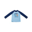 Kids UPF50+ Graphic Rash Guard Swim Top for Boys