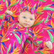 Bird of Paradise Newborn Bamboo Knotted Gown