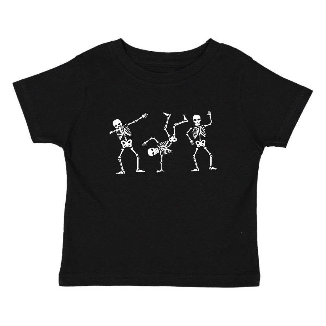 Silly Skelly Glow In The Dark Halloween Short Sleeve T-Shirt