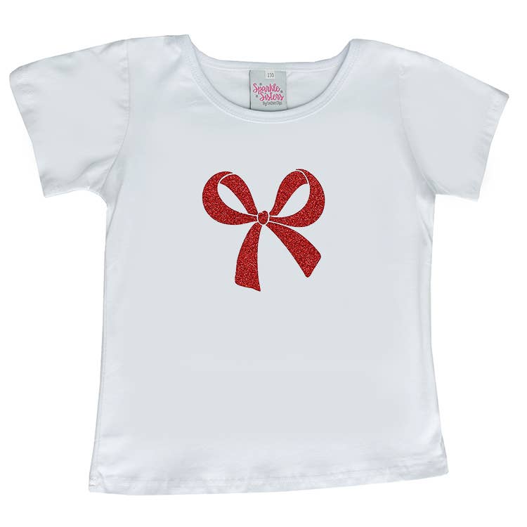 Red Bow Short Sleeve Tee