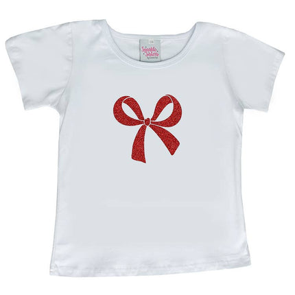 Red Bow Short Sleeve Tee