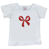 Red Bow Short Sleeve Tee