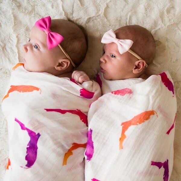 Florida Muslin Bamboo Swaddle