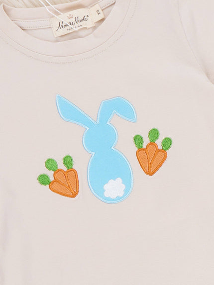 Bunny & Carrot Patch Embroidered Outfit
