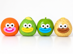 Crunchy Smiley Fruit Squishy Toy