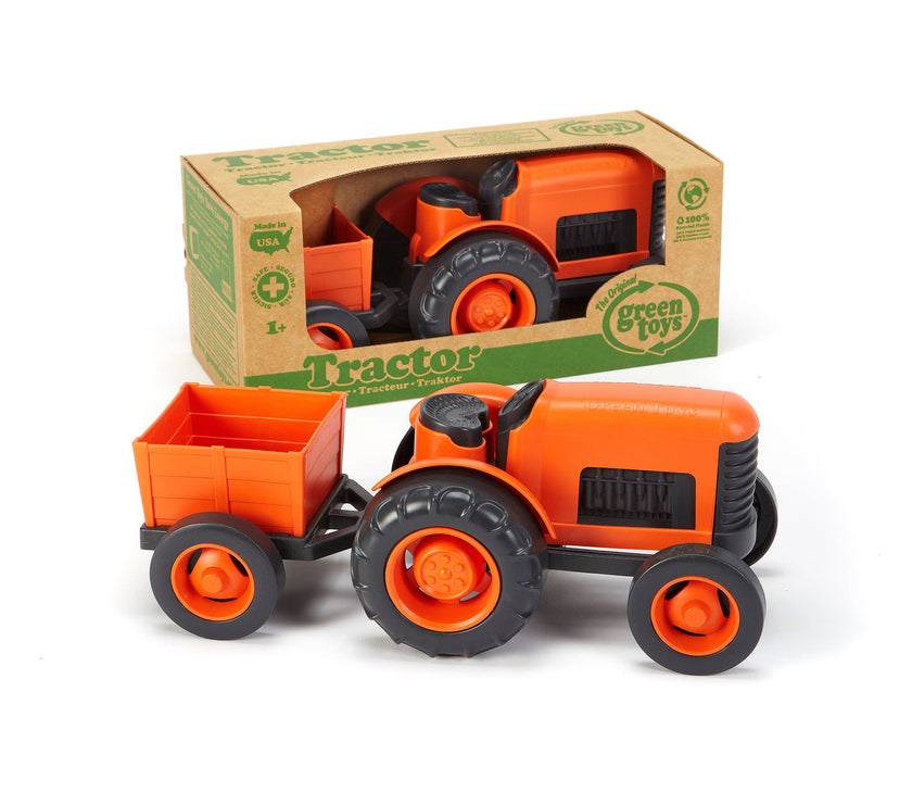 Tractor Toy - Orange