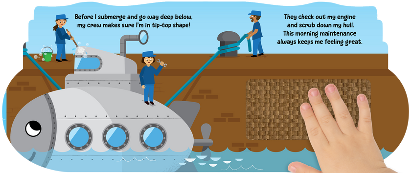 Deep-Sea Diving Submarine Board Book