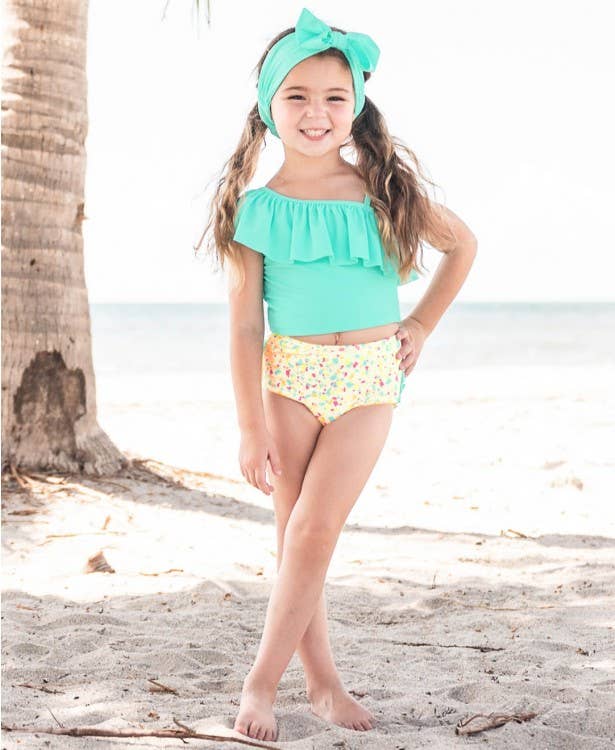 Island Blue Swim Bow Headband