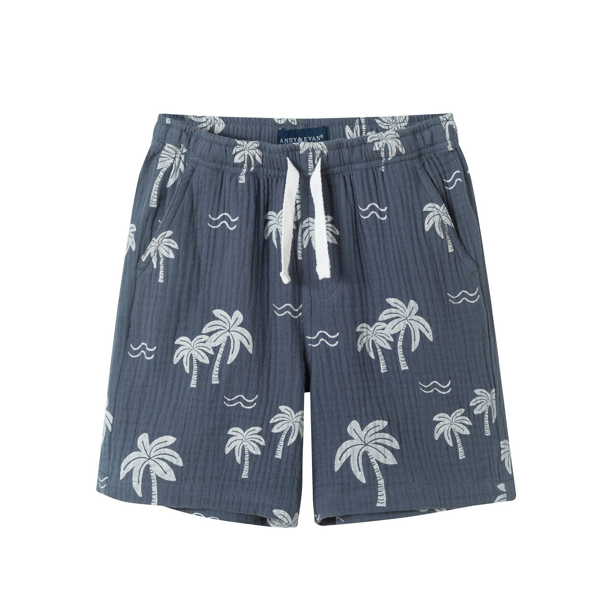 Boys Gauze Set | Tropical Palm Tree