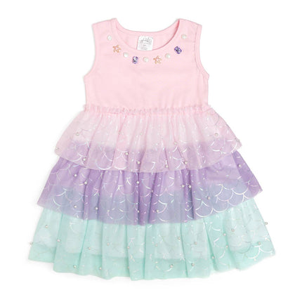 Mermaid Pearl Tank Tutu Dress - Kids