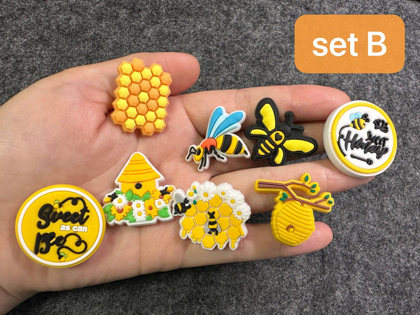 Yellow Theme Shoe Charms