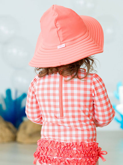 Girls Coral Swim Hat