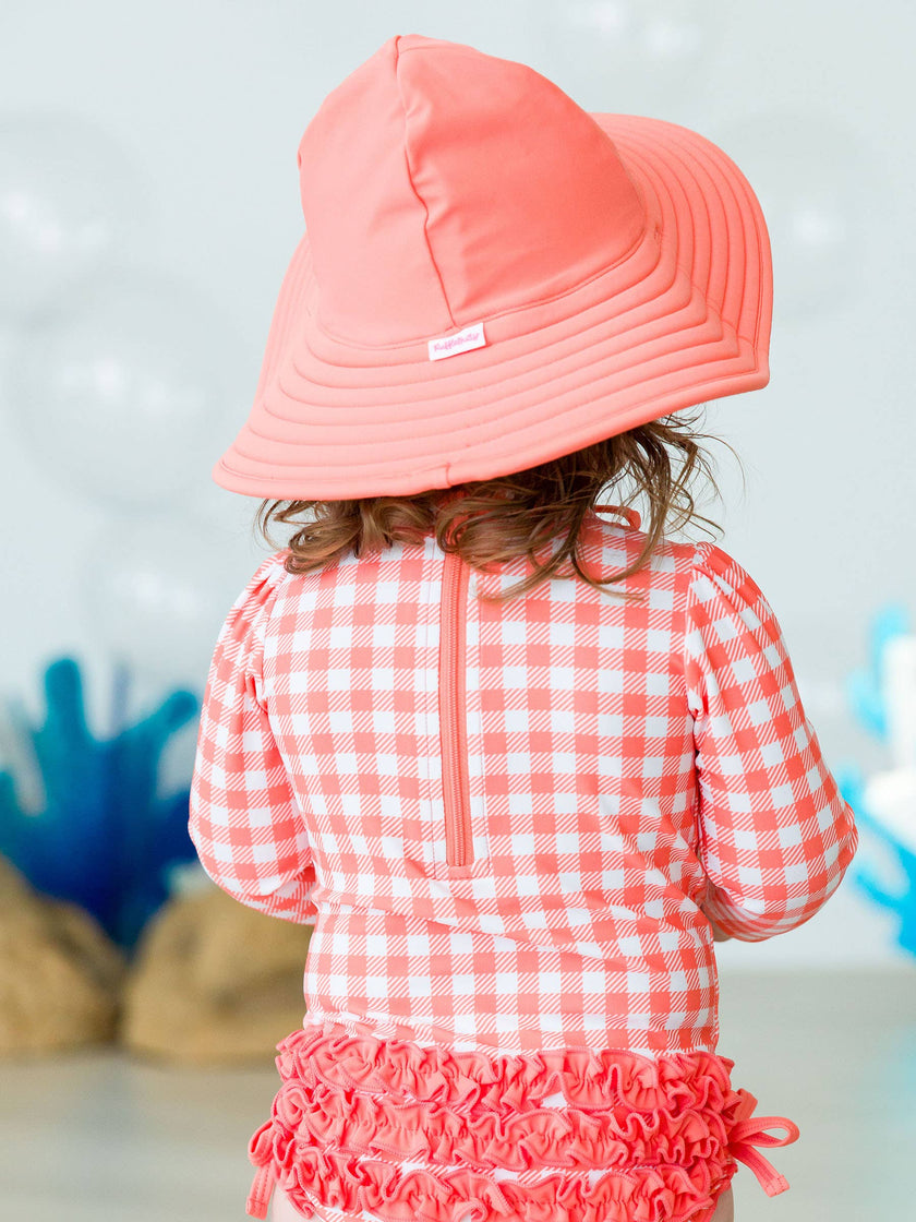 Girls Coral Swim Hat