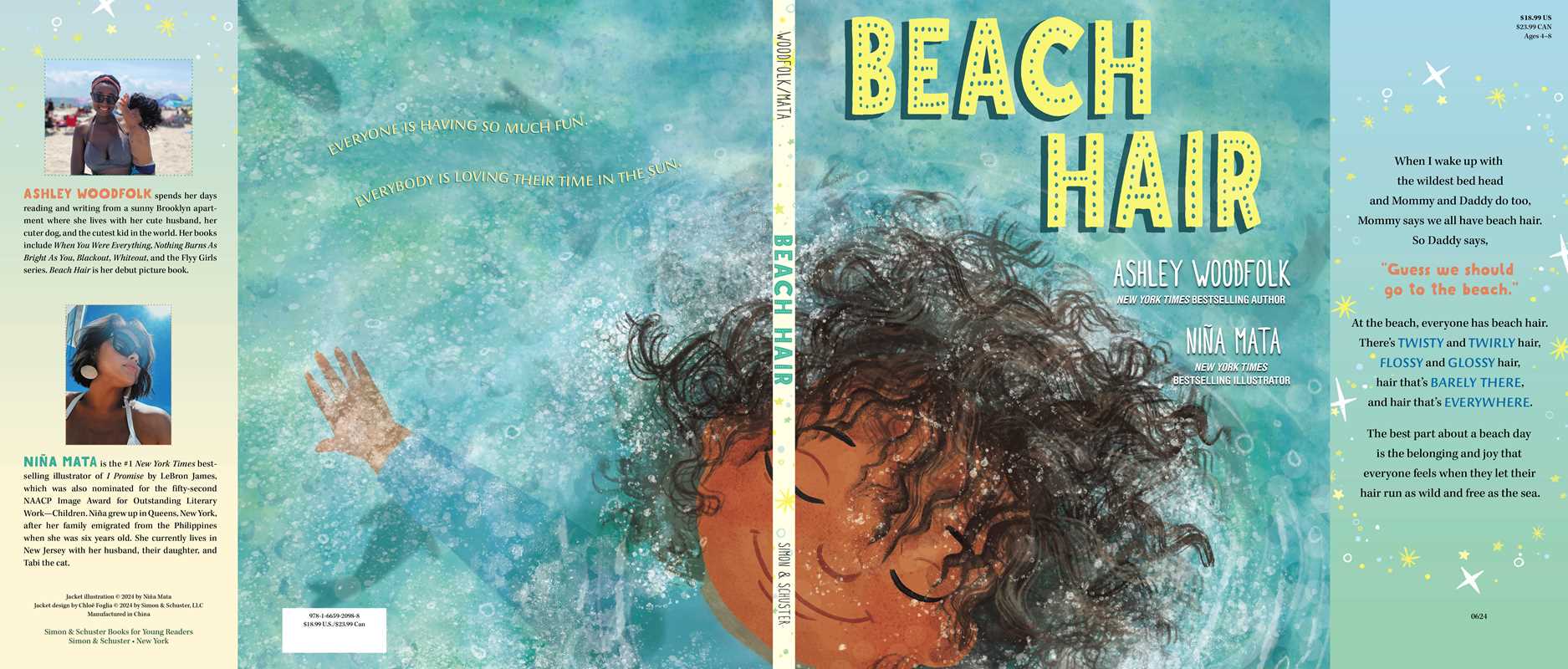Beach Hair Hardcover Book