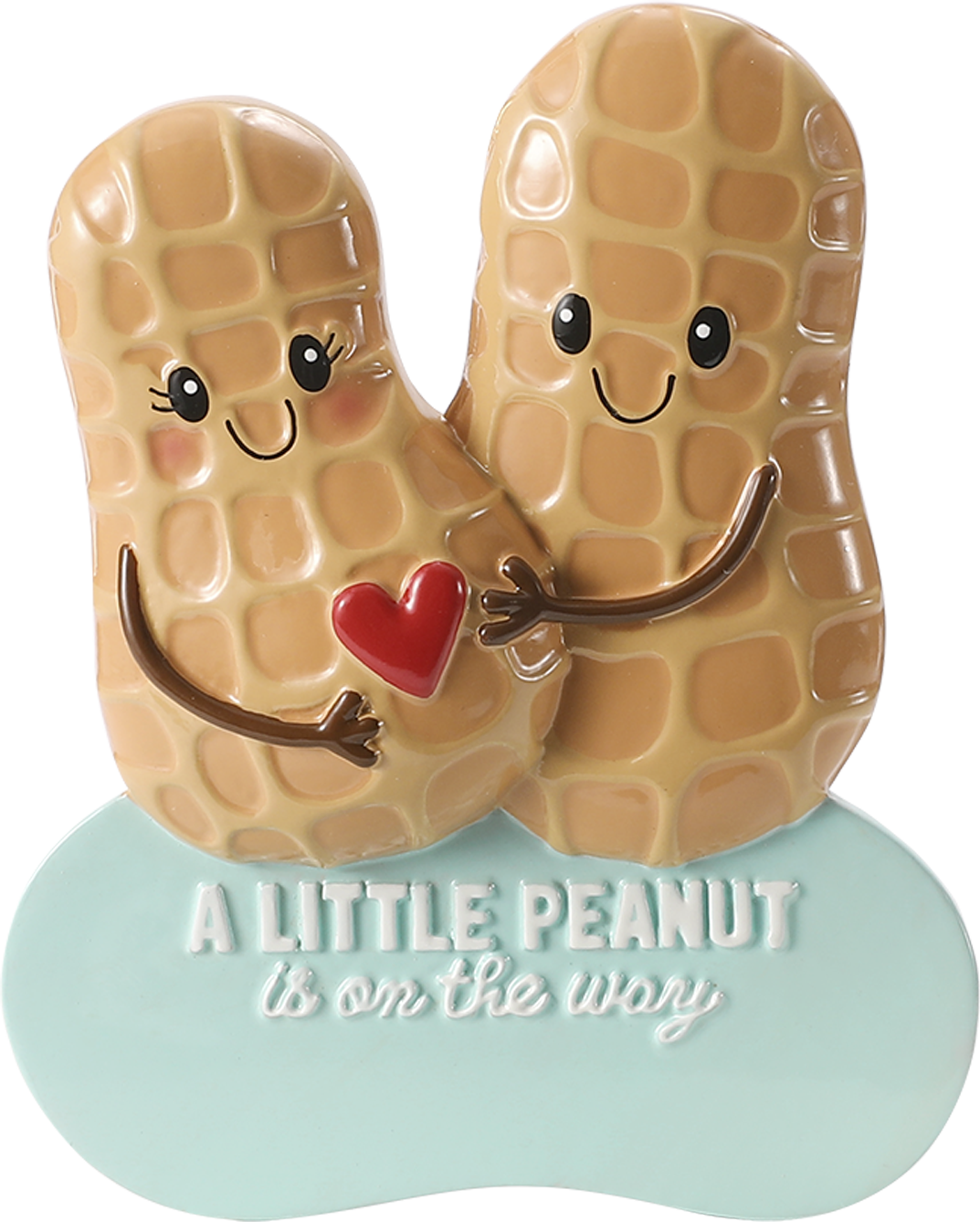 We're Expecting Peanut Couple Personalized Ornament