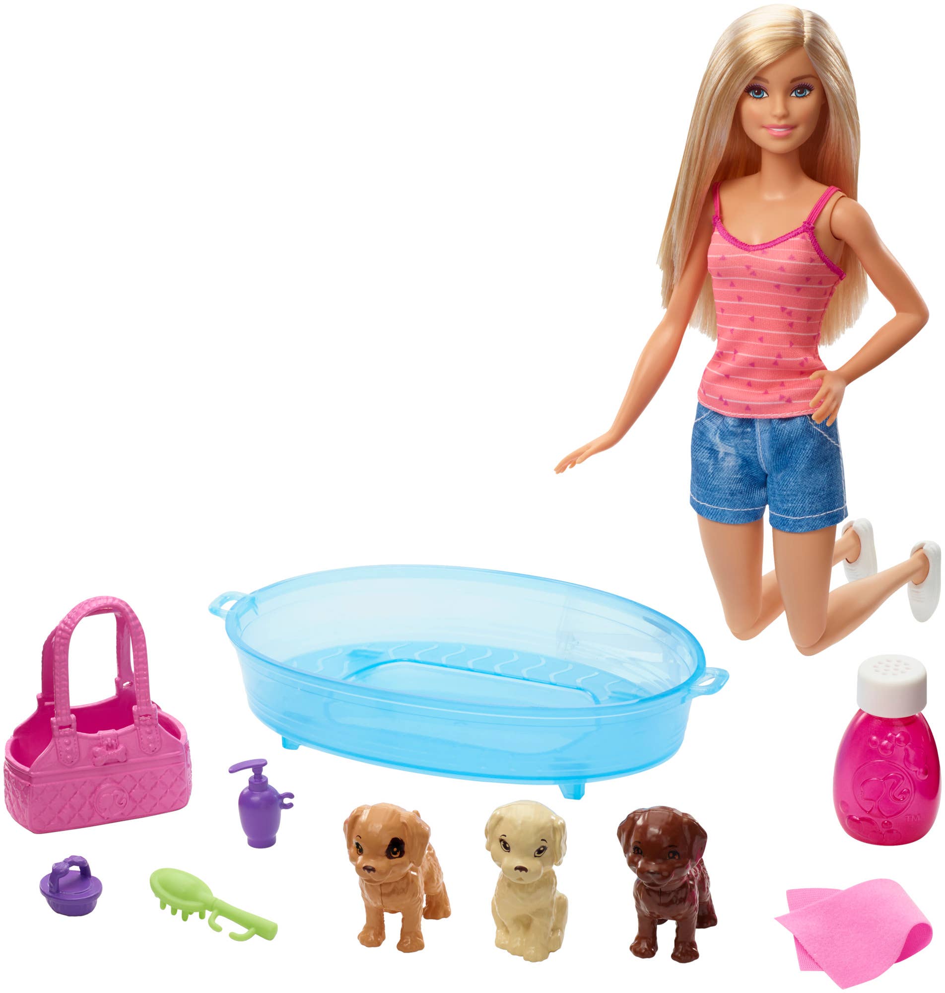 Barbie Puppy Bath Time Toy