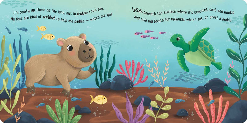 I Love Being a Capybara: Padded Board Book