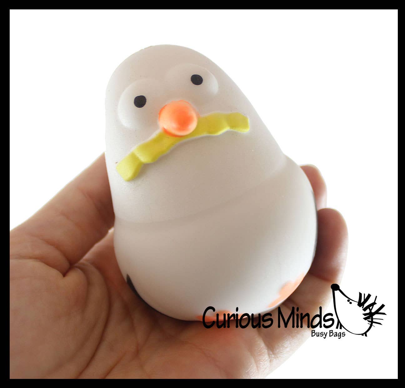 Seagull Squishy Squeeze Stress Ball Soft Doh Filling Toy