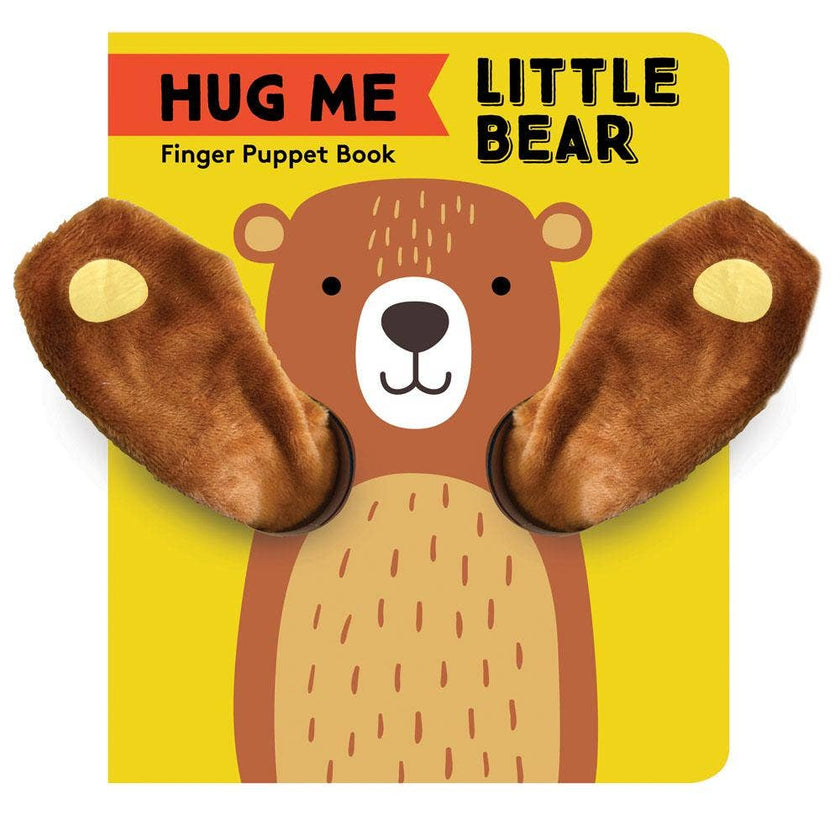 Finger Puppet Board Book- Hug Me Little Bear