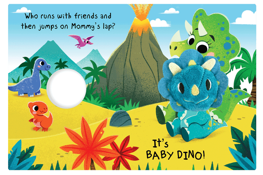 Baby Dino - Finger Puppet Book