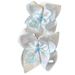 Big Sister Embroidered Moonstitch Hair Bow