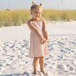 Pink Daisy Ribbed Bamboo Sundress